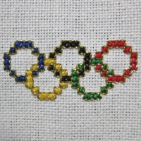 Olympic Rings Cross Stitch Pattern
