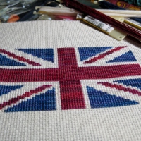 Union Jack Cross Stitch Pattern