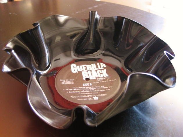 Upcycled Record Bowl